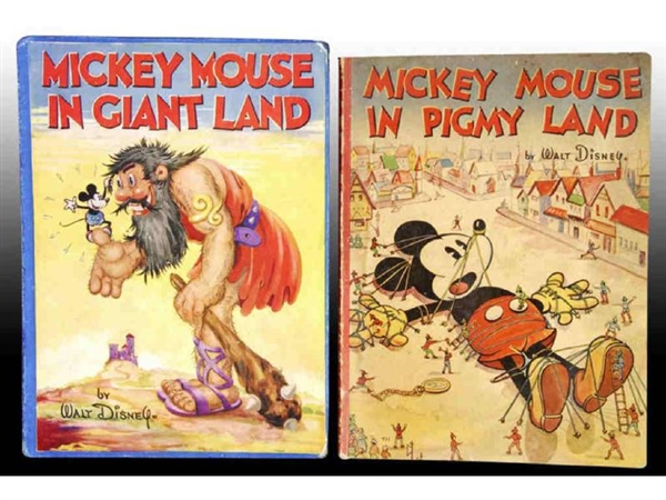 LOT OF 2: WALT DISNEY MICKEY MOUSE STORY BOOKS.   