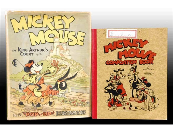 LOT OF 2: MICKEY MOUSE BOOKS.                     