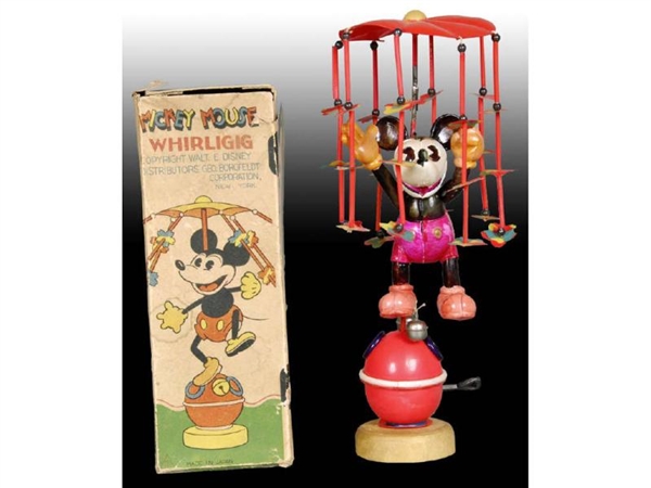 WALT DISNEY CELLULOID SMALL MICKEY MOUSE WHIRLIGIG