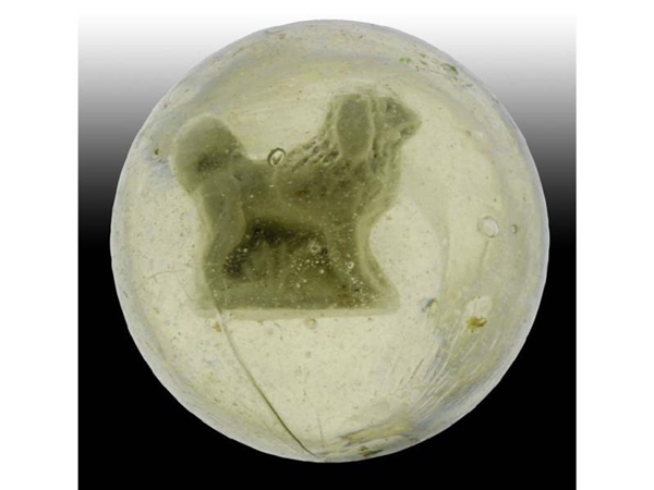 LOT OF 3: ANIMAL SULFIDE MARBLES.                 