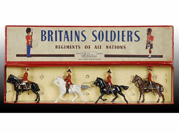 BRITAINS SET# 201 GENERAL STAFF OFFICERS.         