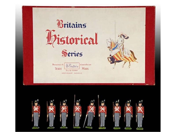 BRITAINS SET# 1518 LINE INFANTRY WITH MUSKETS.    