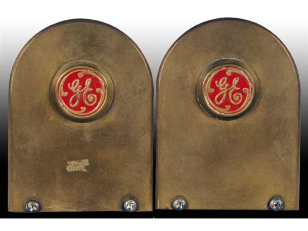 GENERAL ELECTRIC BOOKENDS.                        