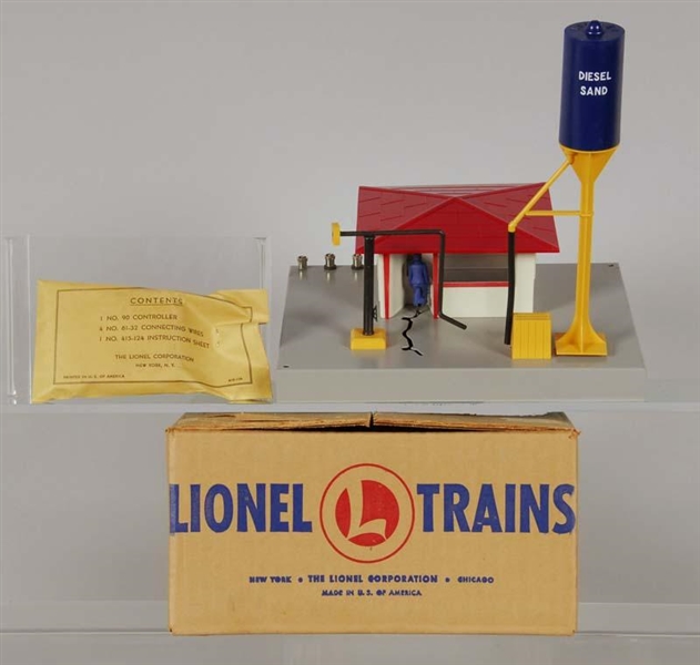 LIONEL #415 O-27 TRAIN DIESEL FUELING STATION WITH