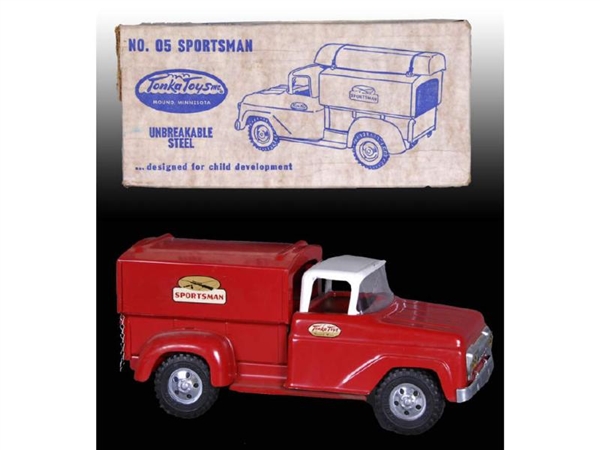 PRESSED STEEL TONKA #05 SPORTSMAN TOY TRUCK WITH O