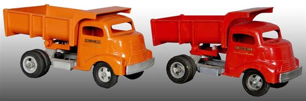 LOT OF 2: PRESSED STEEL SMITH MILLER DUMP TRUCK TO