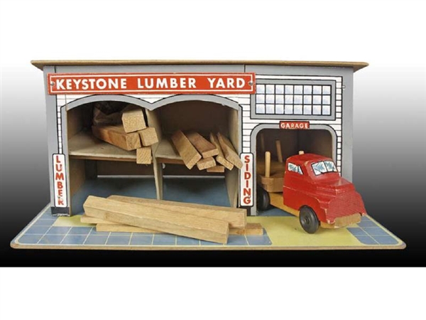 KEYSTONE PARTICLE BOARD #223 LUMBER YARD TOY WITH 