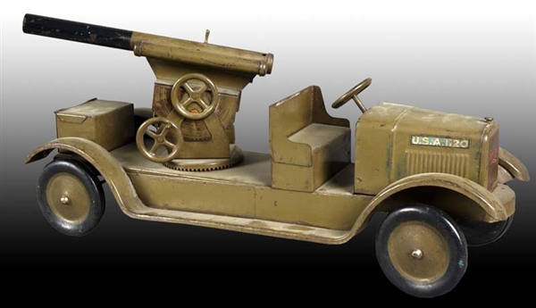 PRESSED STEEL SON-NY ARTILLERY TRUCK TOY.         