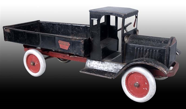 PRESSED STEEL KEYSTONE DELIVERY TRUCK TOY.        