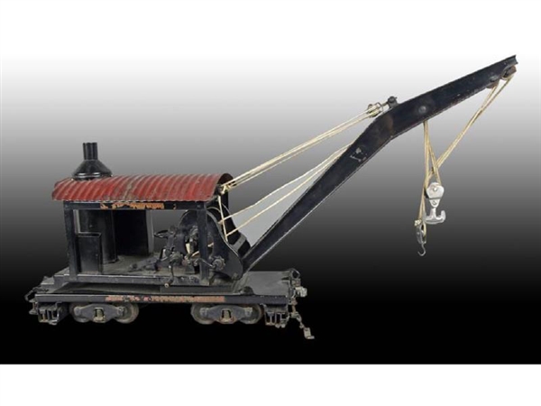 PRESSED STEEL BUDDY L OUTDOOR RAILROAD WRECKING CR