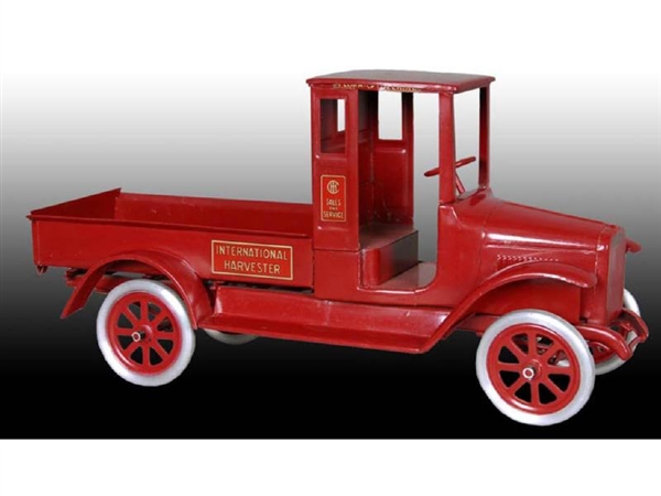 PRESSED STEEL BUDDY L RED BABY TOY TRUCK.         