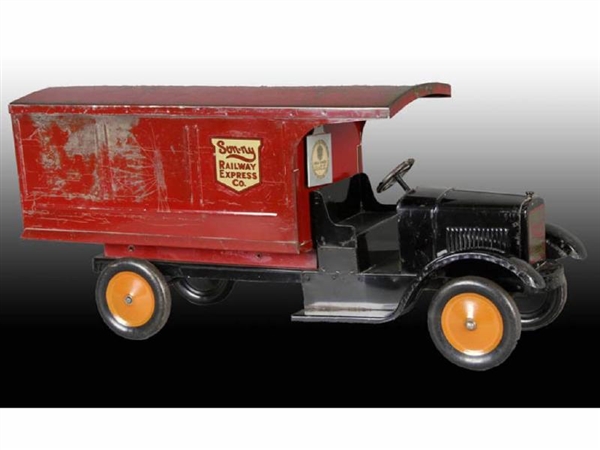 PRESSED STEEL SON-NY RAILWAY EXPRESS TRUCK TOY.   
