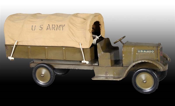 PRESSED STEEL SON-NY U.S. ARMY TRUCK TOY.         