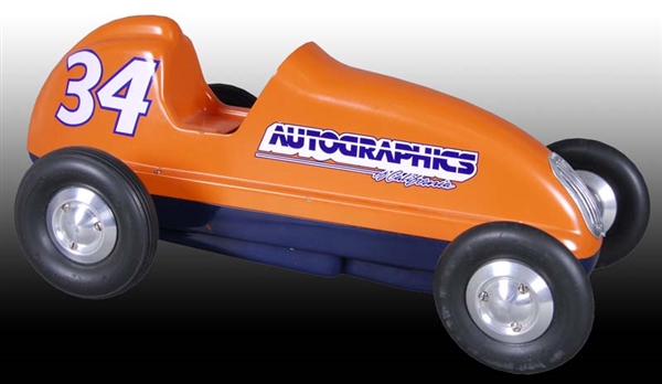 DOOLING GAS POWERED AUTOGRAPHICS #34 RACE CAR TOY.