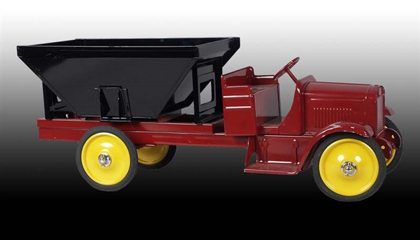PRESSED STEEL STEELCRAFT COAL TRUCK TOY.          