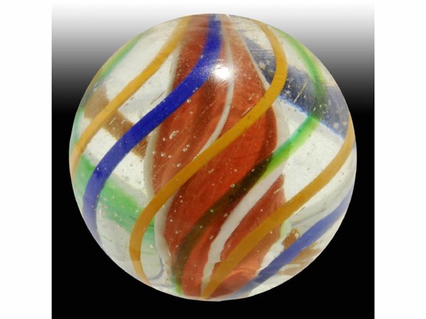 4 LOBED SOLID CORE MARBLE.                        