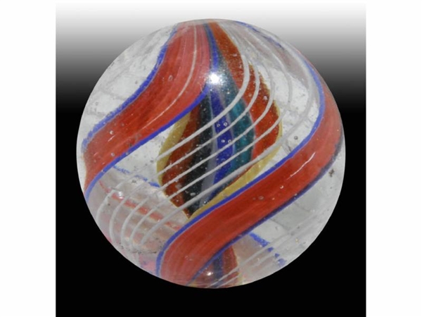 3-STAGE RIBBON SWIRL MARBLE.                      