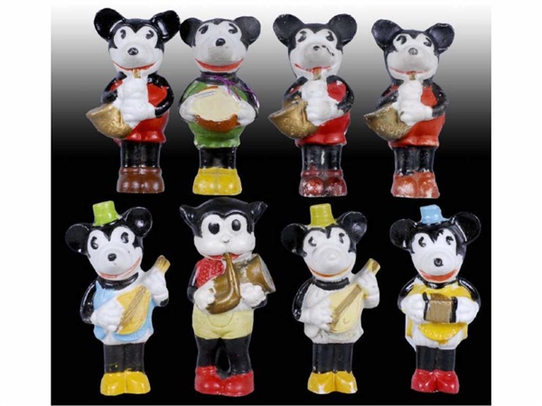 LOT OF 8: JAPANESE DISNEY MICKEY MOUSE FIGURES.   