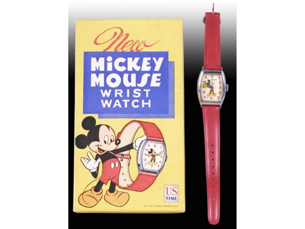 LOT OF 2: WALT DISNEY MICKEY MOUSE WATCHES.       