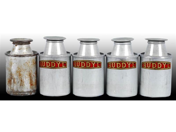 LOT OF 5: BUDDY L CANS.                           