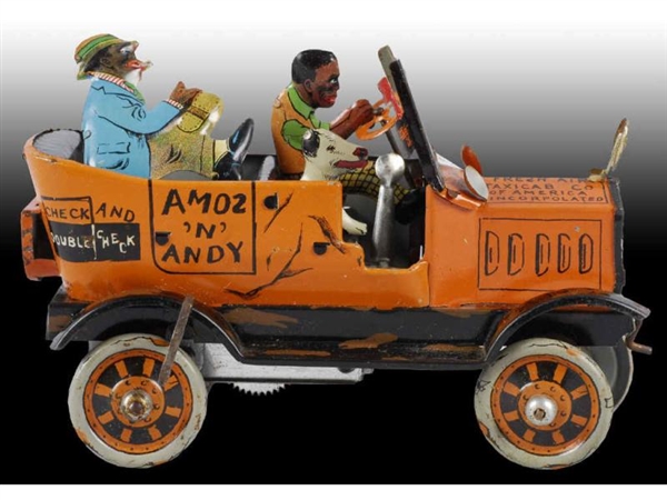 TIN MARX AMOS N ANDY TAXI TOY.                    