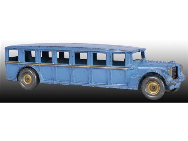 CAST IRON FAGEOL SAFETY COACH BUS TOY.            