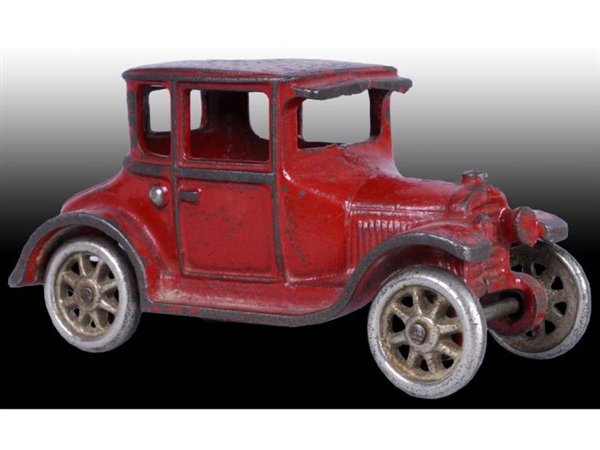 LOT OF 2: CAST IRON ARCADE MODEL A COUPE TOYS.    