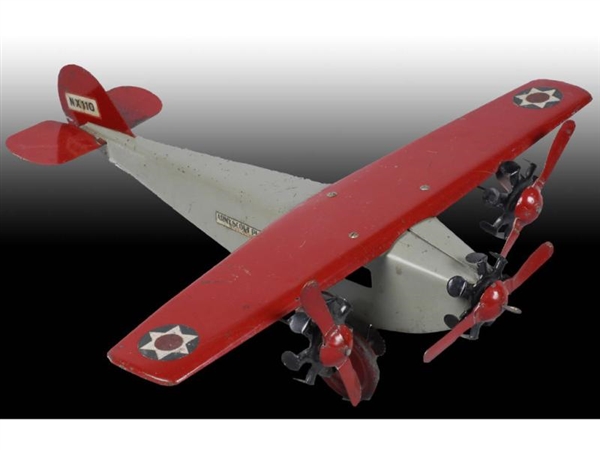PRESSED STEEL STEELCRAFT TRI-MOTOR SCOUT AIRPLANE.