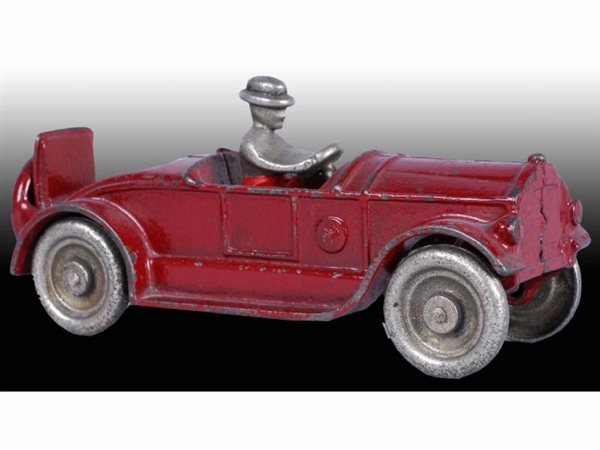 CAST IRON RED KILGORE ROADSTER TOY.               