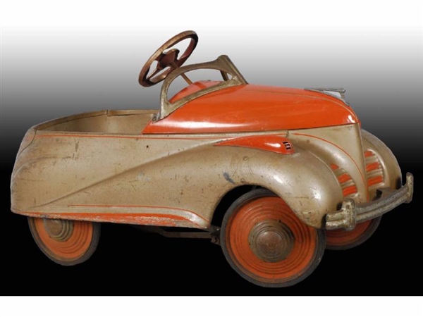 PRESSED STEEL STEELCRAFT LINCOLN ZEPHYR PEDAL CAR.