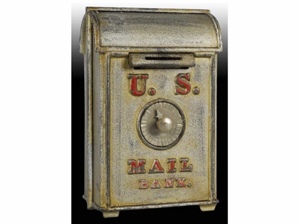 CAST IRON US MAIL BANK.                           