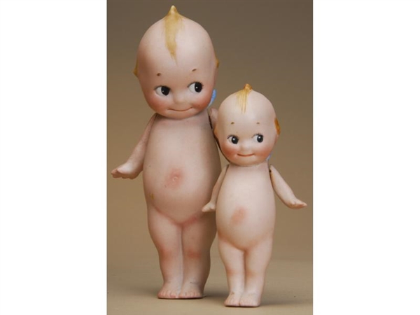 LOT: TWO ROSE ONEILL STANDING KEWPIES            