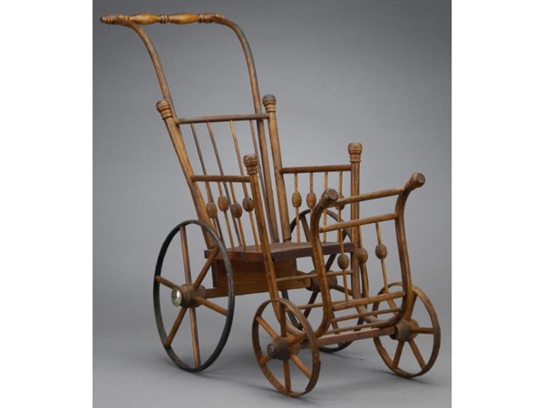 LOT: TWO DOLL CARRIAGES                           