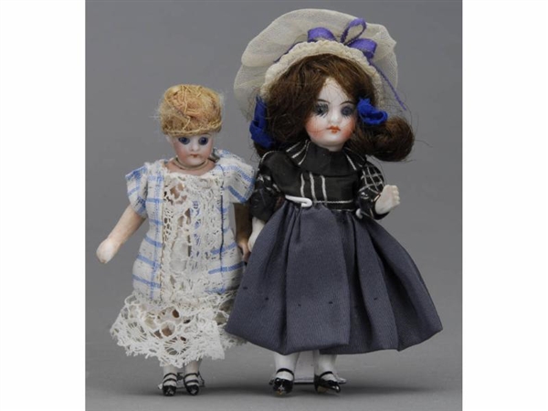 LOT: TWO ALL BISQUE DOLLS                         