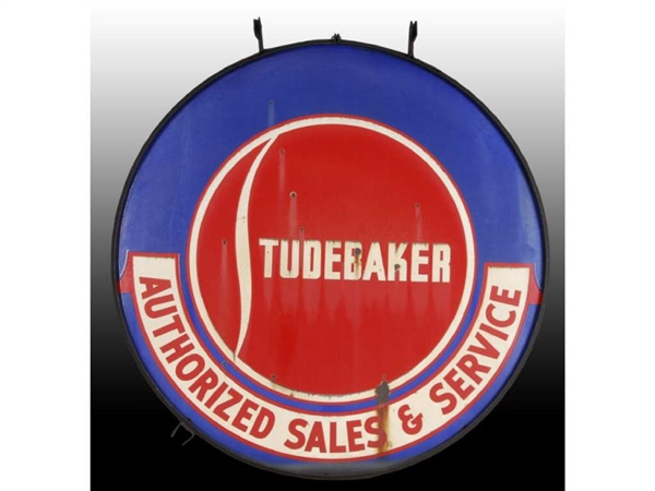 STUDEBAKER AUTHORIZED SALES & SERVICE SIGN.       