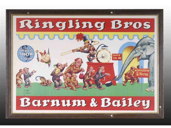 RINGLING BROTHERS PAPER CIRCUS POSTER.            