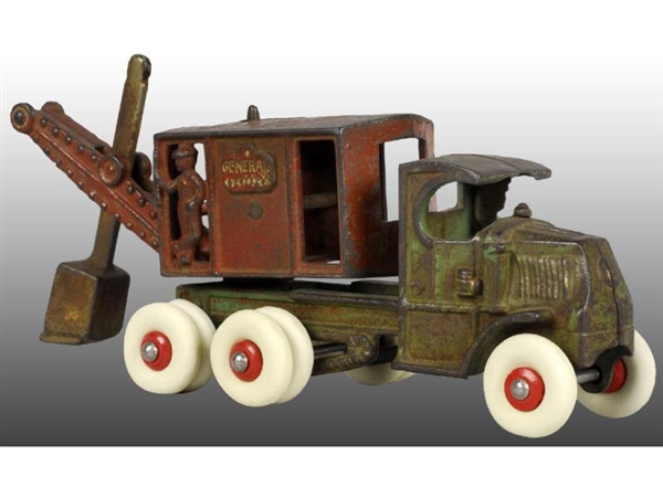 CAST IRON HUBLEY GENERAL DIGGER TOY.              
