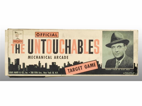 UNTOUCHABLES TARGET GAME WITH ORIGINAL BOX.       