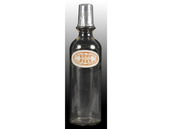 RED DIAMOND ROOT BEER BACKBAR SYRUP BOTTLE WITH FI