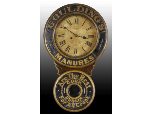 EARLY BAIRD CLOCK FOR GOULDINGS MANUERS.          