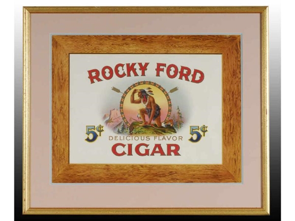 ROCKY FORD CIGAR PAPER SIGN.                      