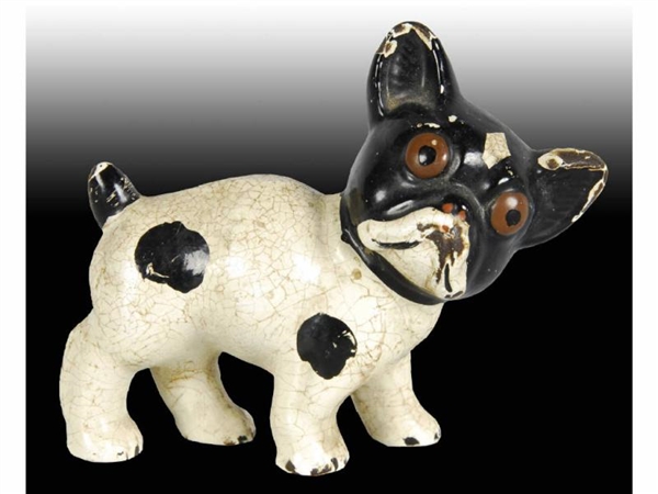 WHIMSICAL FRENCH BULLDOG CAST IRON PAPERWEIGHT.   