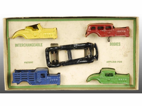 CAST IRON TOY A.C. WILLIAMS #611-R BOXED SET.     