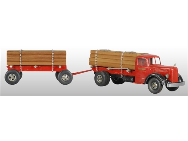 SMITH MILLER L-MAC TWO-PIECE LUMBER TRUCK.        