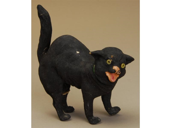 BLACK HALLOWEEN CAT CANDY CONTAINER               