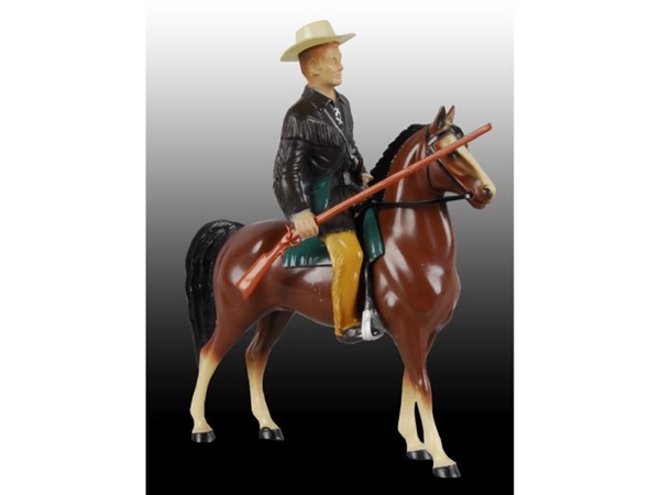 HARTLAND HORSE AND JIM BOWIE RIDER.               