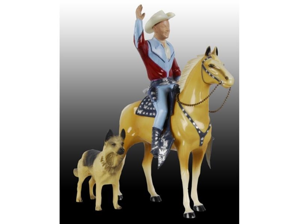 HARTLAND HORSE AND ROY ROGERS RIDER.              