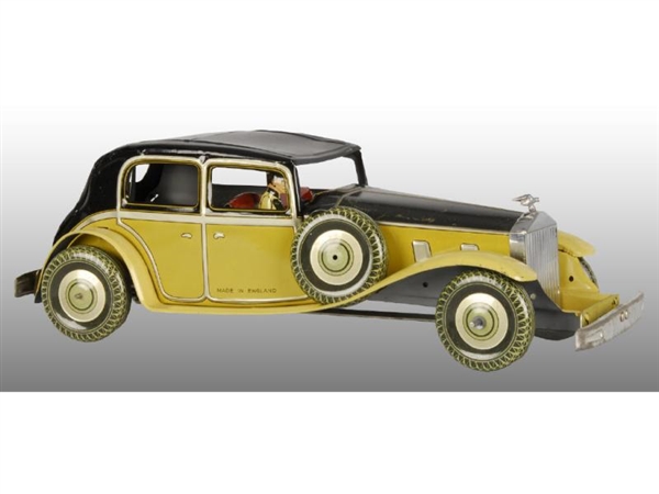 ENGLISH TIN WIND-UP TOY AUTOMOBILE.               