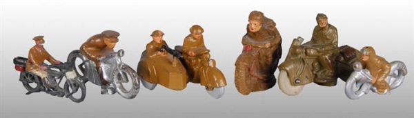 LOT OF 6: MOTORCYCLE TOYS.                        