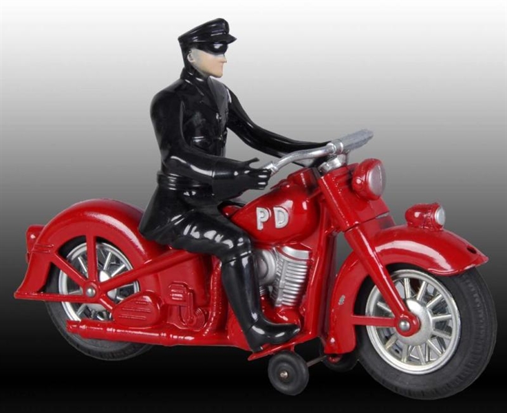 HUBLEY POLICE MOTORCYCLE TOY.                     